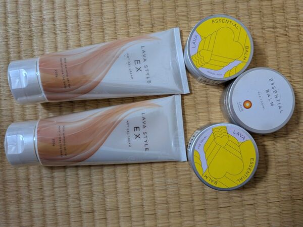 LAVA 温感ジェル状クリーム エッセンシャルバーム 2点セット クリーム