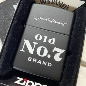 ZIPPO ジャックダニエル OLD NO.7 BKマット オイルライター 新品
