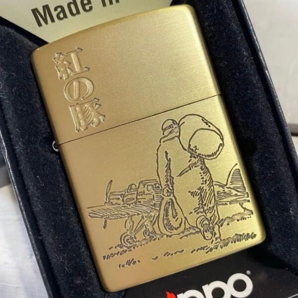 ZIPPO 紅の豚『ポルコ 後ろ姿』スタジオジブリ オイルライター 新品