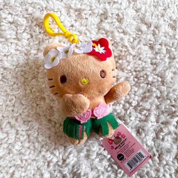 ハワイ限定 日焼けキティ ABCストア サンリオ ハワイ キティちゃん キーホルダー ぬいぐるみ アロハ