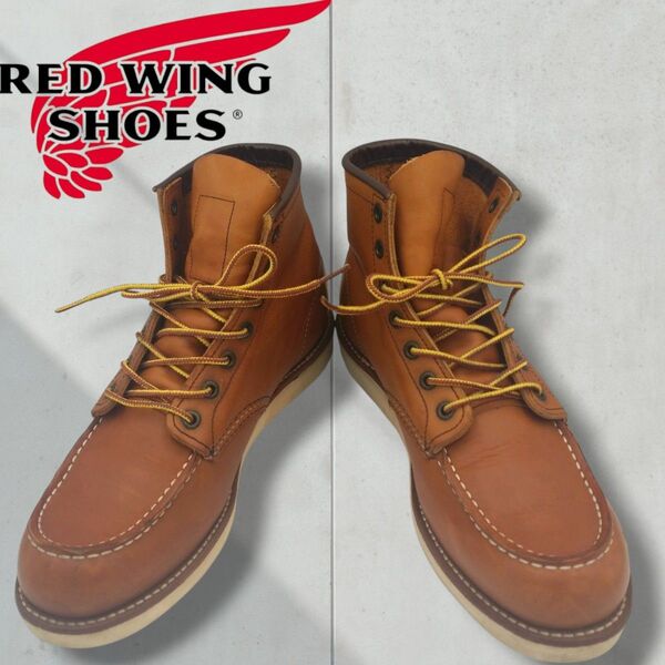 【極美品】レッドウィング REDWING モックトゥ アイリッシュセッター チャッカブーツ レースアップ 茶 ブラウン