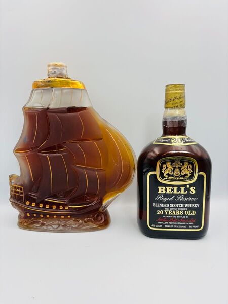 未開栓 ガレオン エクストラ シップ 700ml ベルズ20年 700ml 液漏れあり