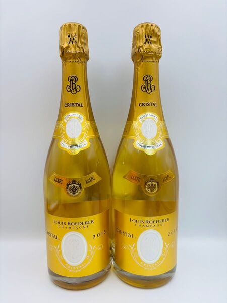 LOUIS ROEDERER ルイ・ロデレール クリスタル ブリュット 2015 シャンパン 箱無 2本セット