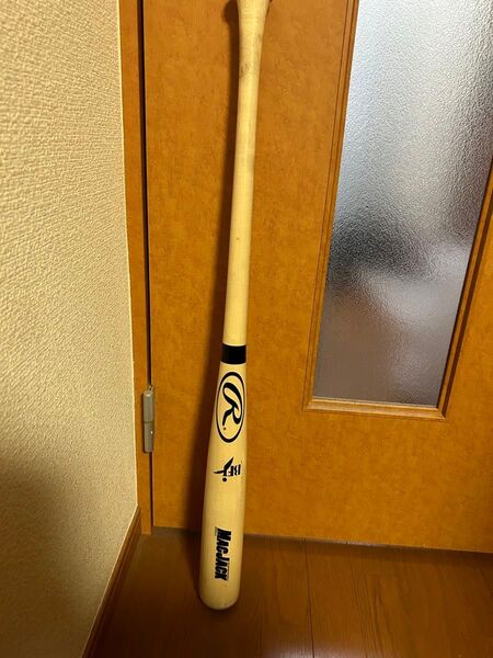 ほぼ未使用 bfj 硬式木製バット ローリングス