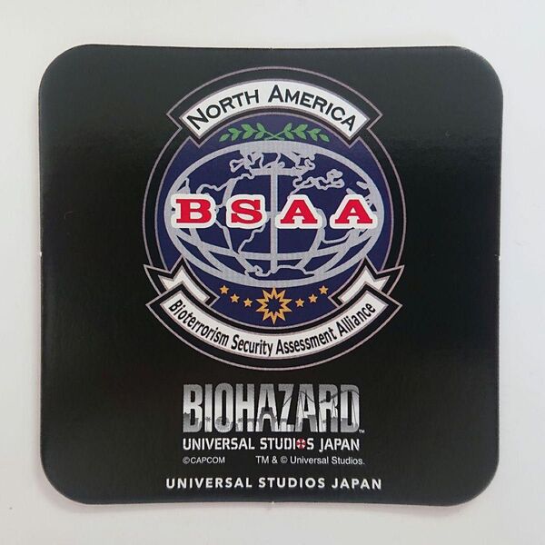 BSAA バイオハザード ユニバ 2024 ハロウィン コースター 限定 バイオ USJ BSAA 北米支部