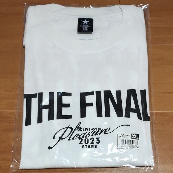 最終値下げ!B'z LIVE-GYM Pleasure 2023 -STARS- ファイナルTシャツ 白 2XL