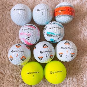TaylorMade ゴルフボール ロストボール 10個セット