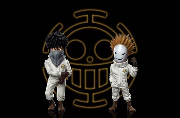 ワンピース ワーコレ ハート海賊団 ウニ&ハクガン