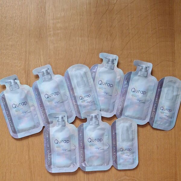 Qurap キュラップ ラッピングモイストシャンプートリートメントヘアオイル 3個セット