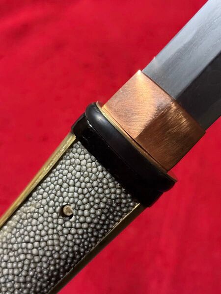 ハバキ 制作します 銅ハバキ 銀ハバキ 磨き地 色揚げ 祐乗鑢 剣、小刀、槍、片切刃造など特殊形状も。 日本刀 刀 刀剣