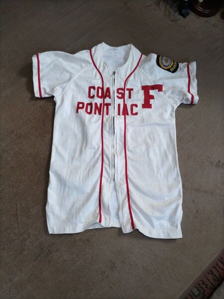Coast Pontiac ジップ式ベースボールシャツ 60sビンテージ 古着 Russll southern