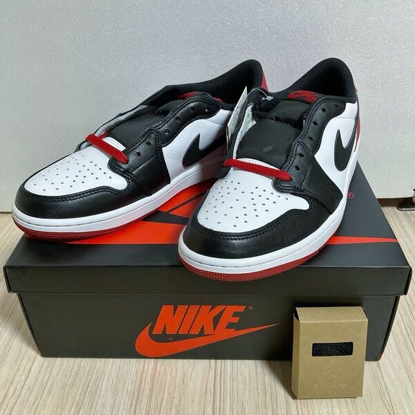 未使用 NIKE AIR JORDAN 1 LOW OG "BLACK TOE" CZ0790-106 つま黒 JORDAN1