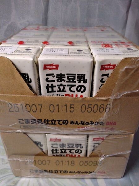 日水製薬 ごま豆乳仕立てのみんなのみかたDHA 15本入り×2ケース