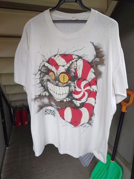 90s不思議の国のアリス Tシャツ チェシャ猫 ANDAZIA USA XL