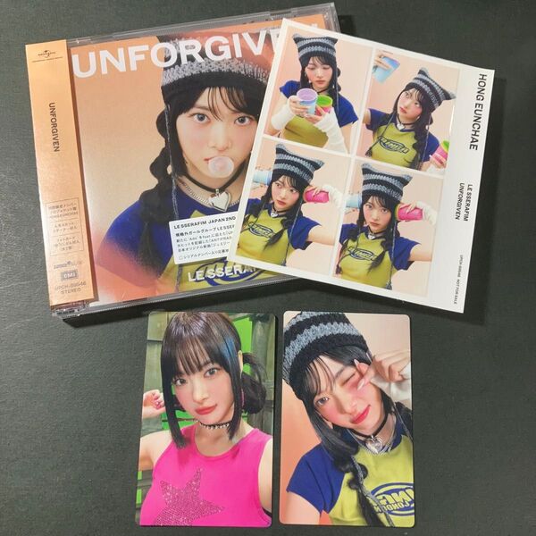 LE SSERAFIM UNFORGIVEN JP CD ソロジャケット盤 トレカ ウンチェ