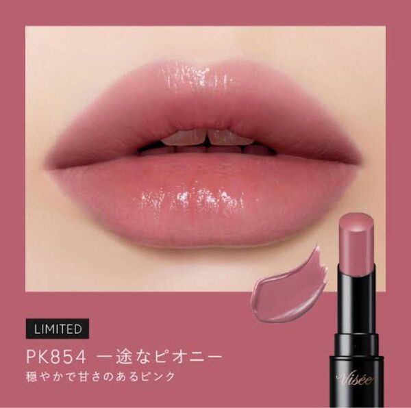【限定】Visee ヴィセ ネンマクフェイク ルージュ PK854一途なピオニー