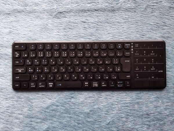 Ewin デュアルモード ワイヤレスキーボード テンキー付きタッチパッド