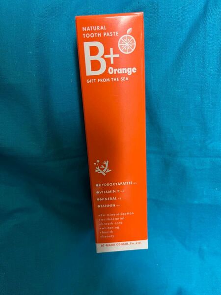 ビープラス オレンジ 歯磨きオレンジ味 B+Orange 100g1本 ホワイトニング 天然成分 新発売
