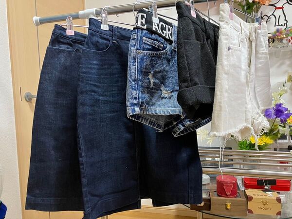 【まとめ売り】レディース スカート ショーパン デニムスカート