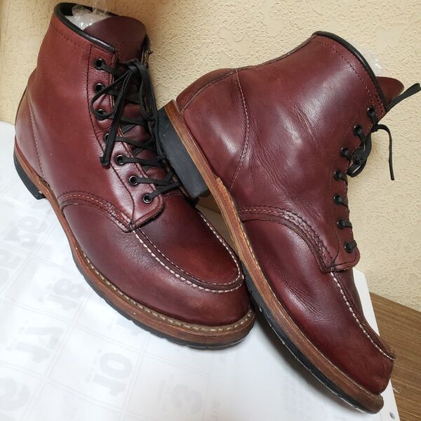 廃盤 REDWING レッドウィング 9010 ベックマン BECKMAN 皮革 leather レザー BOOTS ブーツ 黒桜