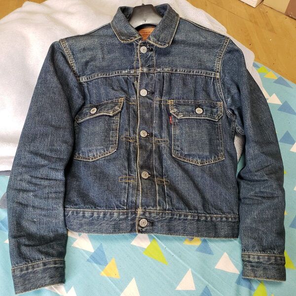 Levi's リーバイス 71507-XX ユーズドルック used look 復刻 ビッグ E 赤タブ 2ND 赤耳 セルビッチ