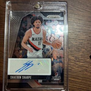 shaedon sharpe Auto 直筆サインカード Panini シェイドンシャープ