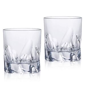 ADERIA IMPORT ロックグラス 2個 270ml RCR社 焼酎 ウィスキー ロックグラス イタリア製 ハンドカット