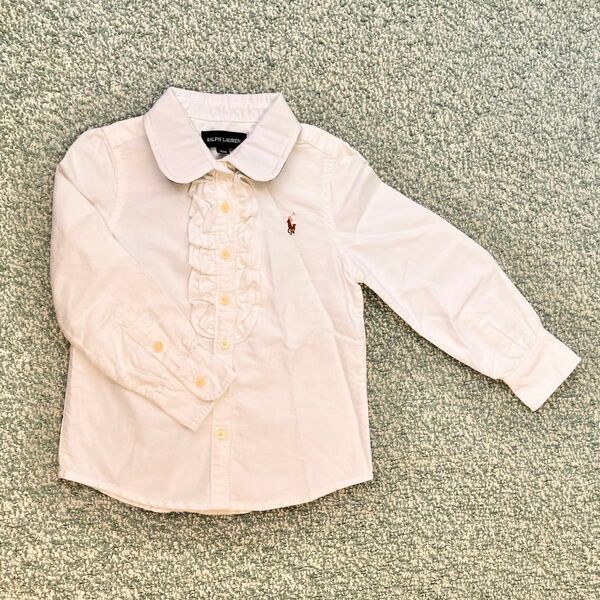 Ralph Lauren ラルフローレン 長袖ブラウス シャツ 100 美品