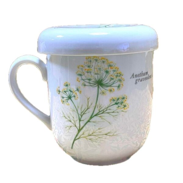 ハーブデザイン 陶器製 マグカップ ディル セレックティーメイト フラワー マグ 花柄 食器