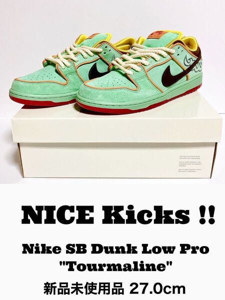 【希少モデル】Nike SB Dunk Low Pro "Tourmaline" 新品未使用品 27.0cm