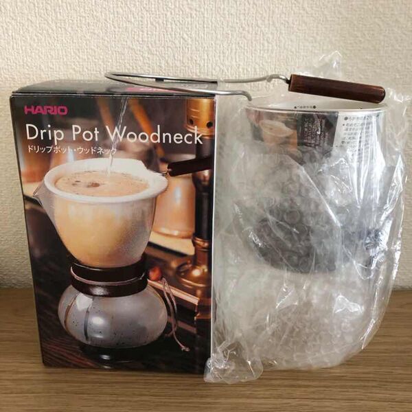 HARIO Drip pot woodneck ネルコーヒー ドリップポット ハリオ ポット