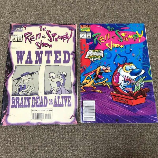 USA Ren and Stimpy ビンテージ コミック レン アンド スティンピー ニコロデオン 90年代 英語 洋書 マンガ
