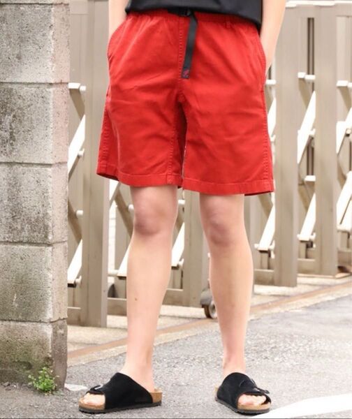 GRAMICCI G-SHORT Gショーツ ハーフパンツ S レッド メンズ