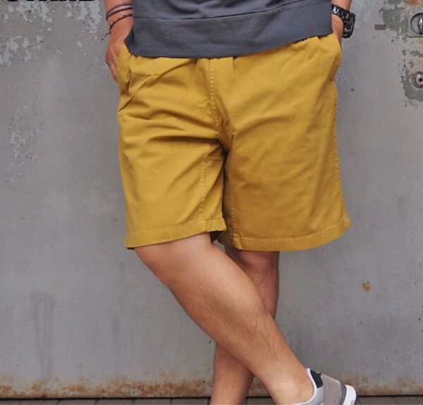 GRAMICCI G-SHORT メンズS マスタードショーツ ショートパンツ