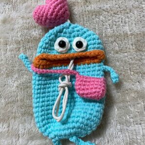新品 hand made パクパクモンスター キーケース