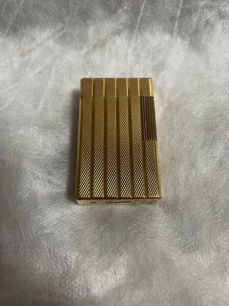 S.T.Dupont デュポン ライン1 ロング ゴールド デュポン ガスライター ゴールドカラー 喫煙具 ローラー式