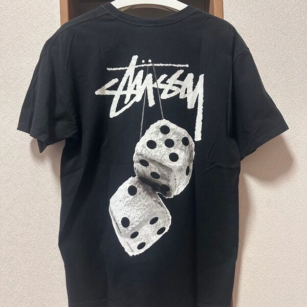 大人気 STUSSY ダイス tシャツ 半袖 黒 Lサイズ