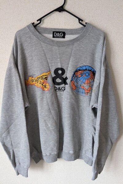 D&G ドルチェ&ガッバーナ スウェット 古着 ヴィンテージ