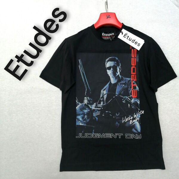 ♂新品・半袖Tシャツ【Etudes】TERMINATOR プリント 黒 S