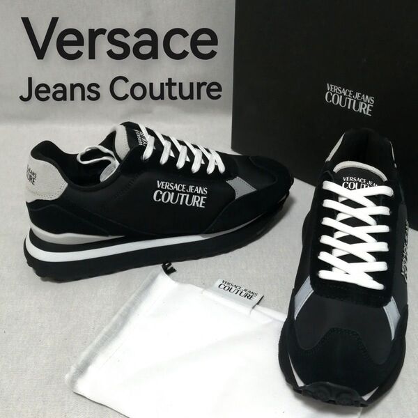 ♂新品・スニーカー【Versace Jeans Couture】black 42