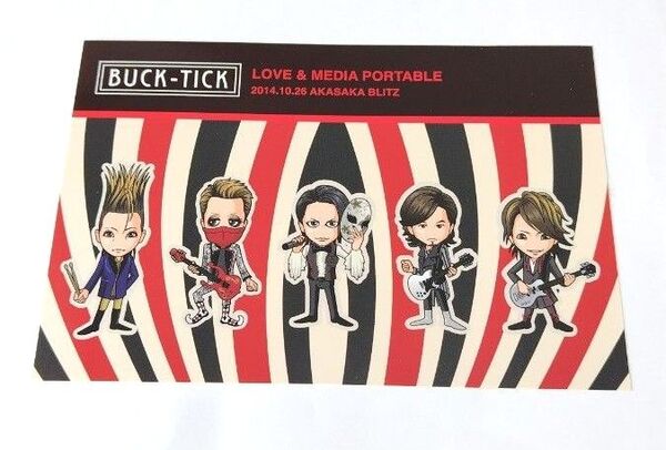 BUCK-TICK LOVE&MEDIA PORTABLE ステッカー