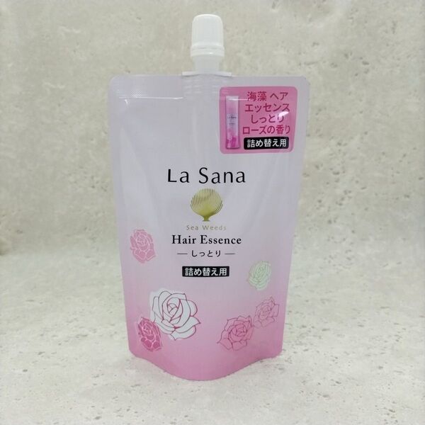 ラサーナ 海藻 ヘアエッセンス しっとり 詰め替え用(3-5ヵ月分) ローズの香り 140ml