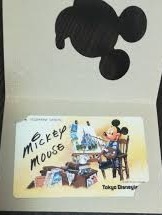 即決！【未使用テレホンカード】東京ディズニーランド ミッキーマウス　50度　Mickey Mouse テレカ　当時物