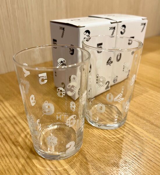 【新品未使用】SOUSOU 20周年記念グラス 2個セット 非売品 数量限定 ノベルティ おしゃれ 生活雑貨 コップ ガラス 京都