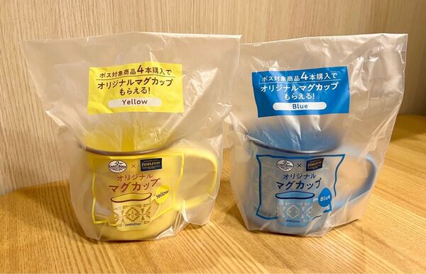 【新品未開封】クラフトボス ペンドルトン オリジナルマグカップ 黄 青 限定 非売品 ノベルティ ネイティブアメリカン おしゃれ