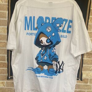 mlbreeze スカル ラッパー風 Tシャツ
