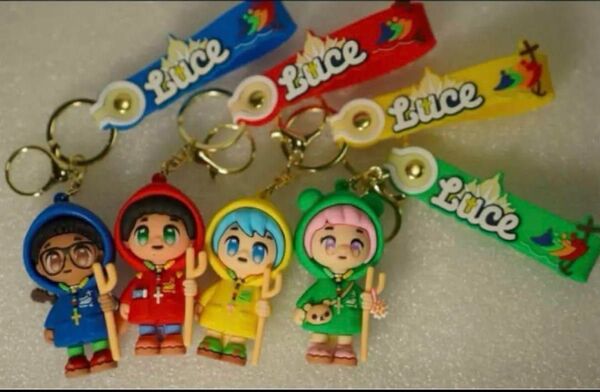 バチカン市国公式マスコット「Luce」 限定版 キーホルダー 2個セット
