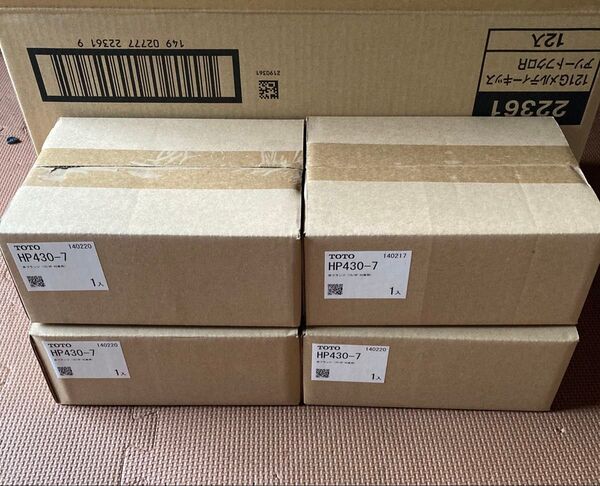 TOTO 床排水フランジ(75塩ビ管用) HP430-7 (4個セット)