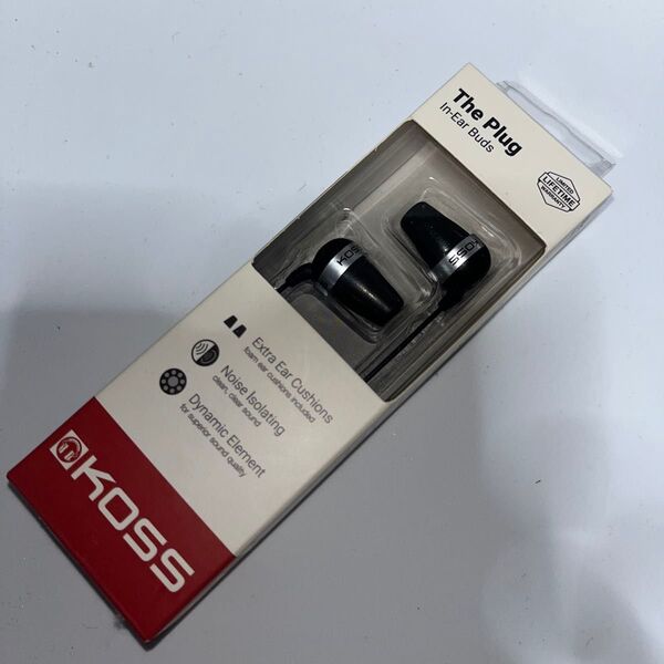 KOSS The Plug ステレオイヤフォン 未開封新品