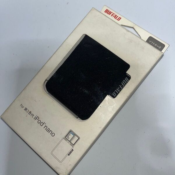 Apple iPod nano 3rd 用 ソフトケース Buffalo BSIP03CS3NBK 開封未使用新品